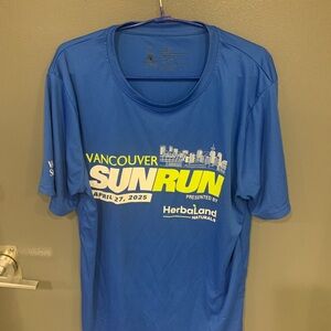 Vancouver Sun Run Blue T-Shirt